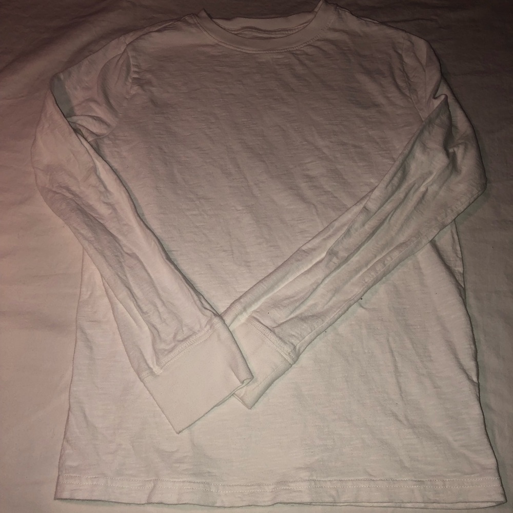 NWOT white cat and jack shirt. Girls size 12-14.